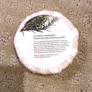 Saltspring Soapworks Rosemary Mint Shampoo Bar